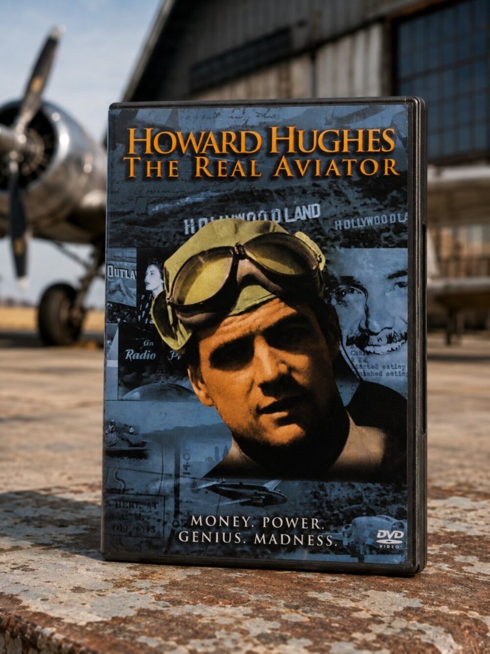 Howard Hughes The Real Aviator (DVD, Region 1) Very Good condition!
